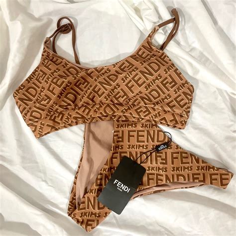 fendi x skims shoes|fendi skims bikini.